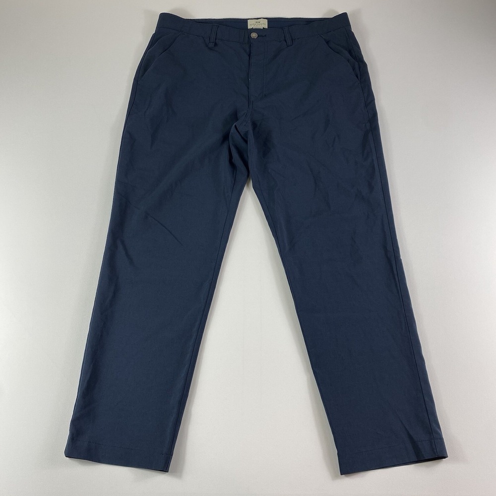 Rorie Whelan Pants Mens 38x30 Blue Solid Athleisure Stretch Performance Golf